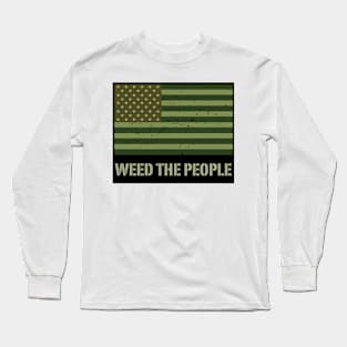 Weed The People Flag Long Sleeve T-Shirt